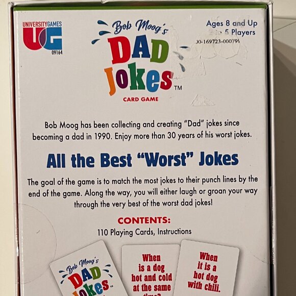 Dad Jokes - Book (365 Days of Dad Jokes) & Dad Joke Card Game! (new/hg/x) - Picture 8 of 11